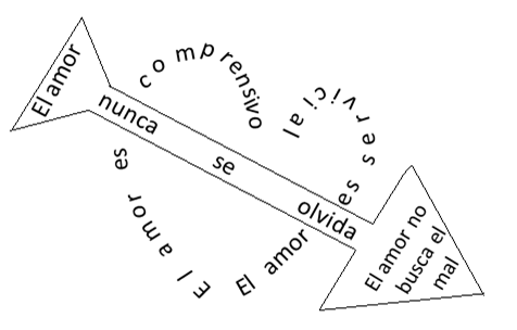 Caligramas faciles de copiar cortos - Imagui